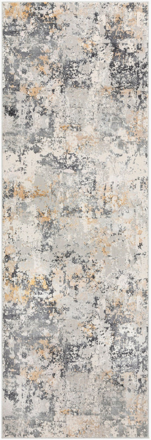 Livabliss Aisha Machine Woven Viscose Blend Area Rug with Lustrous Sheen for Living Rooms Charcoal, Gray 2'7" x 7'7" AIS2303-2777