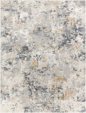 Livabliss Aisha Machine Woven Viscose Blend Area Rug with Lustrous Sheen for Living Rooms Charcoal, Gray 7'10" x 10'2" AIS2303-710103