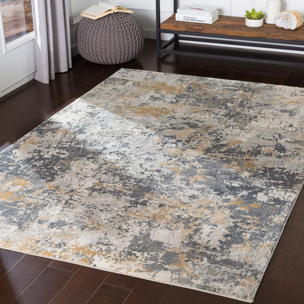 Livabliss Aisha Machine Woven Viscose Blend Area Rug with Lustrous Sheen for Living Rooms Charcoal, Gray 8'10" x 12'4" AIS2303-93123