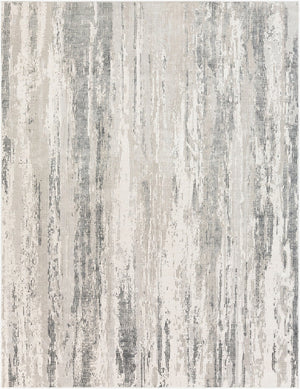 Livabliss Aisha Machine Woven Viscose Blend Area Rug Mid-century Geometric for Living Room Gray, Charcoal 7'10" x 10'2" AIS2304-710103