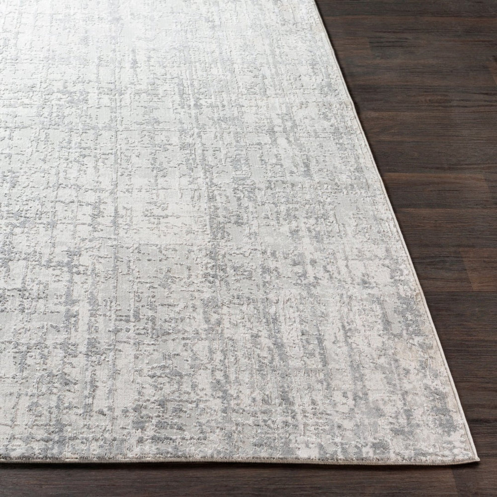 Livabliss Aisha Machine Woven Polyester Viscose Area Rug Mid-century Modern Living Room Accent Light Gray, Gra 12' x 15' AIS2305-1215