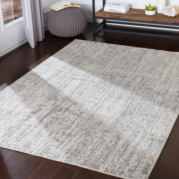 Livabliss Aisha Machine Woven Polyester Viscose Area Rug Mid-century Modern Living Room Accent Light Gray, Gra 12' x 15' AIS2305-1215