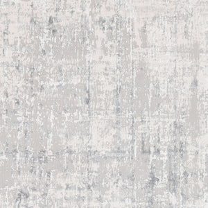 Livabliss Aisha Machine Woven Polyester Viscose Area Rug Mid-century Modern Living Room Accent Light Gray, Gra 7'10" x 7'10" AIS2305-710RD
