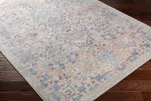 Livabliss Aisha Traditional Patterned Polyester Viscose Area Rug Soft Lustrous Living Room Accent AIS2310-5373