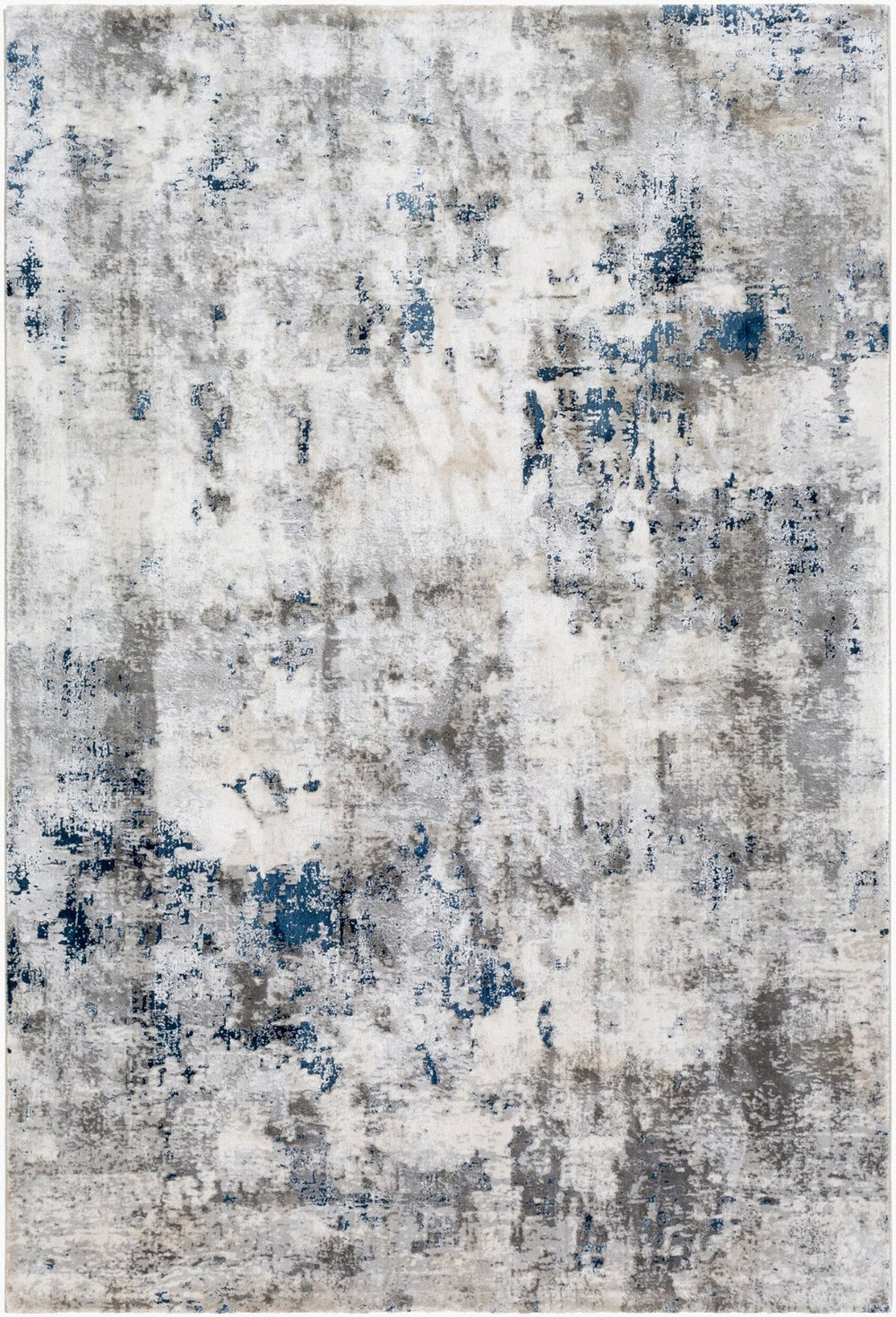Livabliss Aisha Geometric Polyester Area Rug Turkish Woven Plush Pile Entryway Accent Charcoal, Light 2'7" x 4'11" AIS2314-275