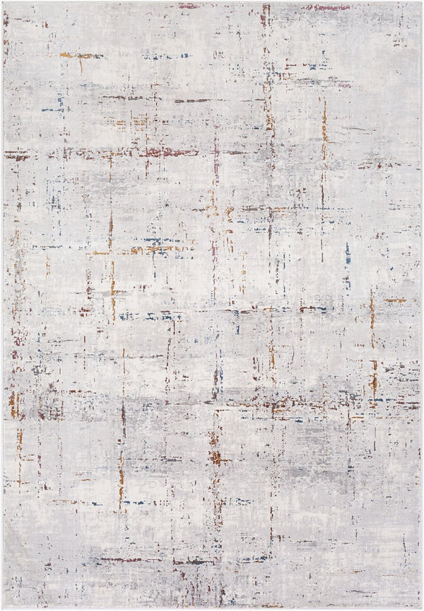 Livabliss Aisha Machine Woven Polyester Area Rug Modern Geometric Style for Living Dining Rooms Gray, Charcoal 8'10" x 12'4" AIS2317-9123