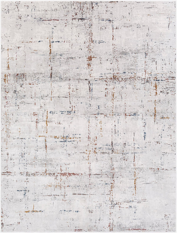 Livabliss Aisha Machine Woven Polyester Area Rug Modern Geometric Style for Living Dining Rooms Gray, Charcoal 7'10" x 10'2" AIS2317-710103
