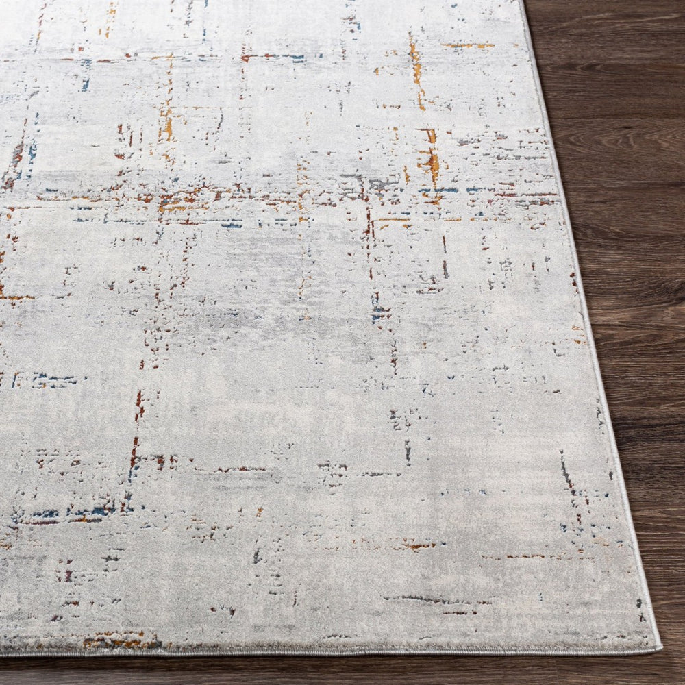 Livabliss Aisha Machine Woven Polyester Area Rug Modern Geometric Style for Living Dining Rooms Gray, Charcoal 8'10" x 12'4" AIS2317-9123