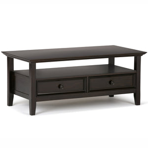 English Elm Amherst Coffee Table - Handcrafted Solid Pine In Hickory Brown With Elegant Storage & Timeless Style B136P159425