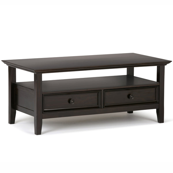 English Elm Amherst Coffee Table - Handcrafted Solid Pine In Hickory Brown With Elegant Storage & Timeless Style B136P159425
