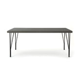 Christopher Knight Home® - Noble House - Bedford Outdoor Grey Wicker Rectangular Dining Table with Hair Pin Legs