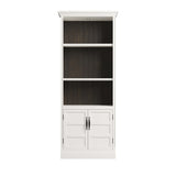 Parker House Shoreham - Effortless White 35 In. Door Bookcase Effortless White Acacia Solids / Birch Veneers SHO#435-EFW