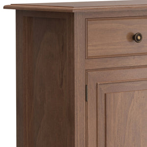English Elm Connaught Solid Wood Entryway Storage Cabinet - Handcrafted British Colonial Design, Versatile & Stylish B136P158543
