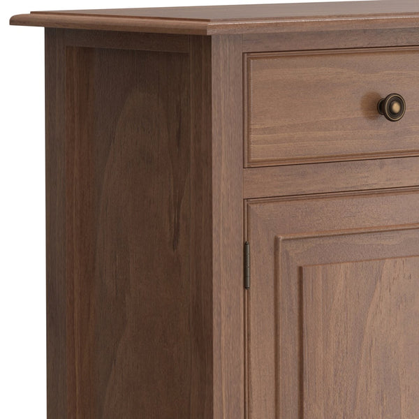 English Elm Connaught Solid Wood Entryway Storage Cabinet - Handcrafted British Colonial Design, Versatile & Stylish B136P158543