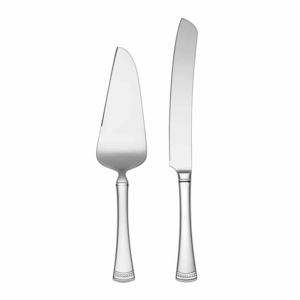 Lenox Portola 2-Piece Dessert Set Metallic, STAINLESS METAL 896003