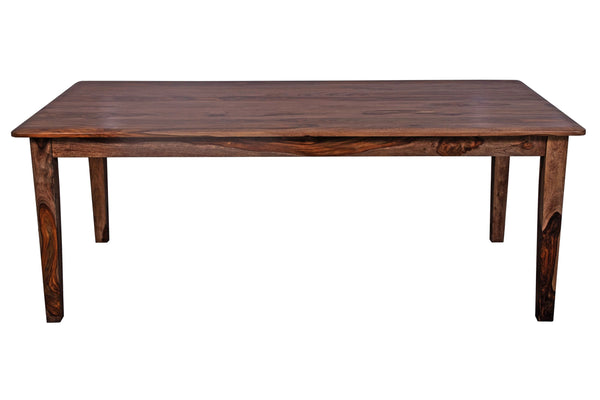 Porter Designs Porter Sonora Solid Sheesham Wood Dining Table - Handcrafted Elegance With Rich Color Variation Brown Wood 07-196-01-9740