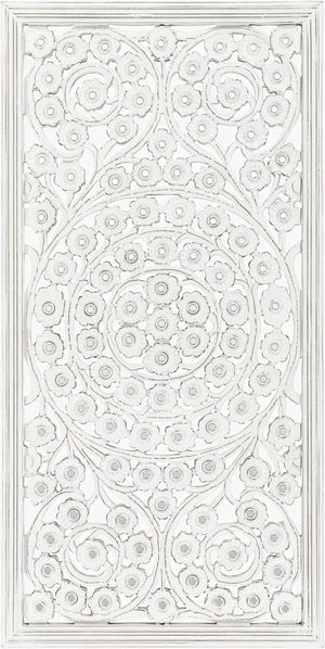 Livabliss Ajmer Geometric Relief Wall Art Indian Inspired Dimensional Accent for Living Spaces AJM001-4824