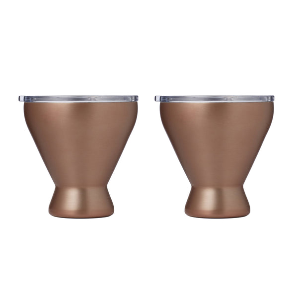 Lenox Cambridge 11 Oz Copper Insulated Cocktail Tumblers, Set of 2 NO COLOR METAL EP84MCCB2DS