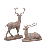 Park Hill Cast Iron Estate Stags - Set of 2 EAG80265