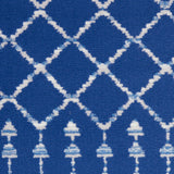 Nourison Whimsicle WHS02 Machine Made Power-loomed No Border Indoor Only Bohemian Farmhouse Rug Navy, Navy 100% Polypropylene 99446831057