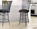 English Elm Steve Silver - Stellan - Swivel Counter Stool - Black