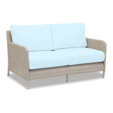 Manhattan Loveseat in Canvas Skyline w/ Self Welt SW3301-22-14091 Sunset West