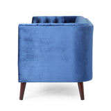 Christopher Knight Home® - Noble House - Holasek Contemporary Velvet Upholstered Tufted Loveseat