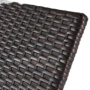 English Elm Christopher Knight Home® - KAUAI PE WICKER CHAISE Brown Multi Rattan Outdoor Adjustable Lounger Curved Contour All-Weather Comfort 54087.00