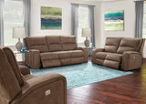 Parker House Parker Living Polaris - Kahlua Power Reclining Loveseat Kahlua 100% Polyester (W) MPOL#822PH-KA