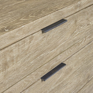 Bernhardt Bernhardt Tribeca Dresser In Aurum White Oak With 6 Soft-Close Drawers, Textured Steel Pulls, 68" 333050