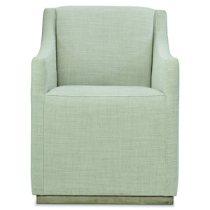 Bernhardt Bernhardt Casey Arm Chair With Slipcover Stitching, Morel Plinth Base & Casters For Cozy Style 398504G