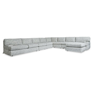 Bernhardt Bernhardt Serena Sectional With Low-Profile Frame And Deep Cushions For Modern Comfort And Style - Made to Order Grey K2028