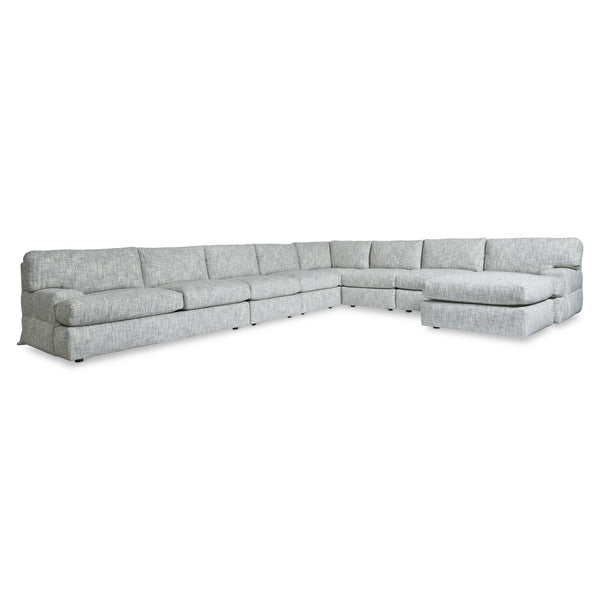 Bernhardt Bernhardt Serena Sectional With Low-Profile Frame And Deep Cushions For Modern Comfort And Style - Made to Order Grey K2028
