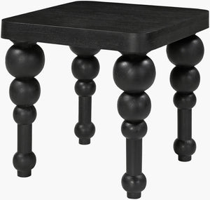 Surya Akado Cube End Table Handcrafted in India Traditional Accent for Living Room or Entryway AKDO001-222222