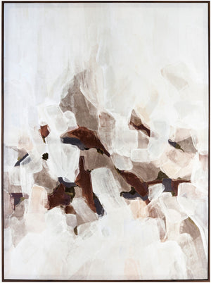 Surya Kalahari Large Format Hand Painted Framed Wall Art Mid Century Modern Living Room AKH003-6044