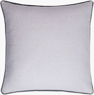 Livabliss Ackerly Wool Nylon Square Throw Pillow Neutral Minimalist Accent for Sofa or Bed AKL002-2222P