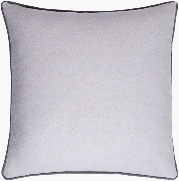 Livabliss Ackerly Wool Nylon Square Throw Pillow Neutral Minimalist Accent for Sofa or Bed AKL002-2222P