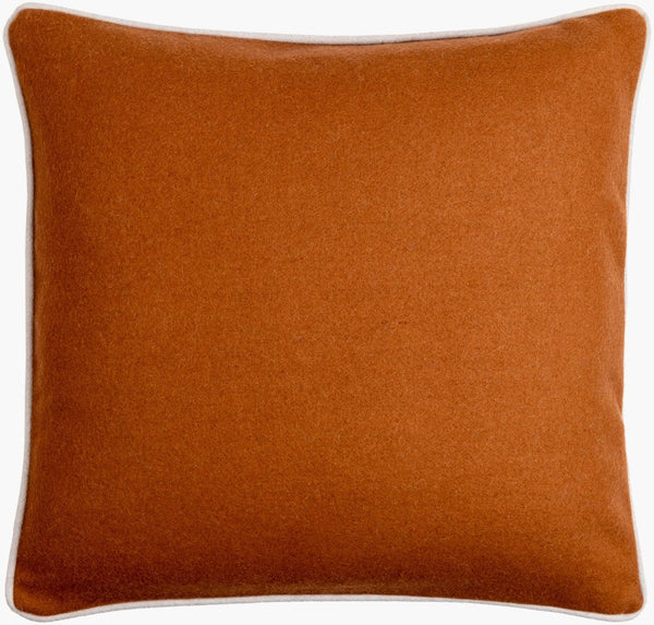 Livabliss Ackerly Wool Nylon Blend Square Throw Pillow Neutral Soft Modern Living Room Accent AKL003-2222D