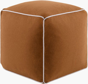 Livabliss Ackerly Handcrafted Cube Pouf Artisan Boho Accent Footrest for Living Room Seating AKLPF001-212121