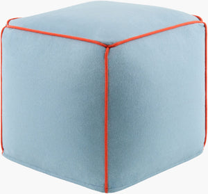 Livabliss Ackerly Handcrafted Cube Pouf Bohemian Artisan Accent for Living Room or Bedroom AKLPF003-212121