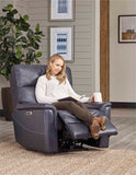 Parker House Parker Living Reed - Indigo Power Recliner Indigo Top Grain Leather with Match (X) MREE#812PHL-IND