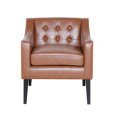 Christopher Knight Home® - Noble House - Deanna Contemporary Faux Leather Tufted Accent Chair