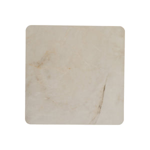 Bernhardt Bernhardt Aurora Outdoor Side Table — Teak Base & Honed Vasta Stone Top, Adjustable Glides, Coastal Chic X09122