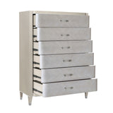 Zoey 6 Drawer Chest Silver P344124 Pulaski Furniture