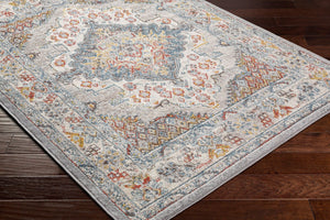 Livabliss Ankara Ottoman Inspired Polypropylene Area Rug with Medium Pile for Living Rooms Gray, Taupe 5'3" x 7' AKR2300-5373