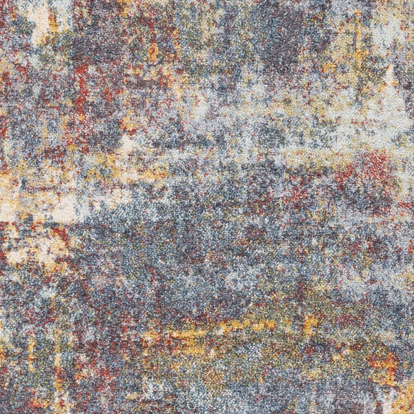 Livabliss Ankara Geometric Area Rug Turkish Woven Polypropylene for Living Room High Traffic Dark Blue, Ice 7'10" x 10'2" AKR2315-710103