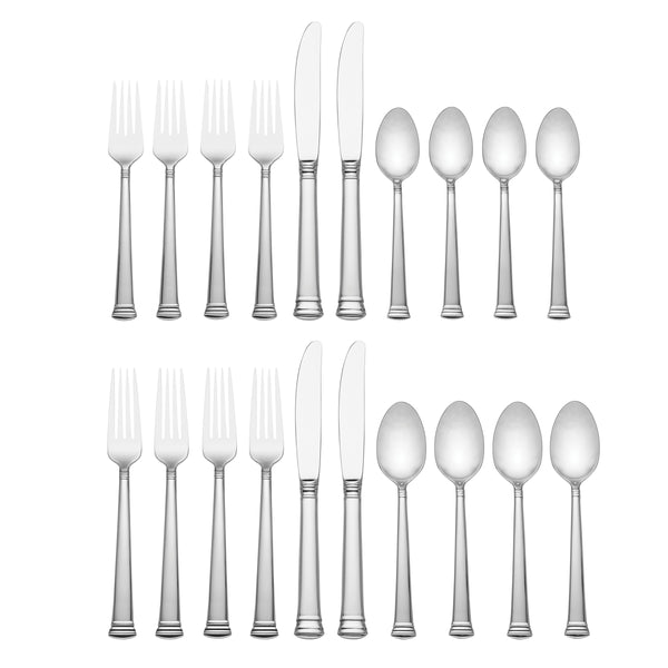 Lenox Eternal 20-piece Flatware Set Metallic, STAINLESS METAL 863538