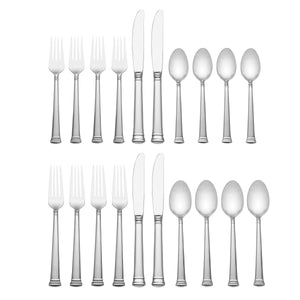 Lenox Eternal 20-piece Flatware Set Metallic, STAINLESS METAL 863538