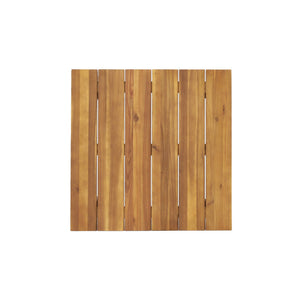 English Elm Crowne Solid Acacia Outdoor Coffee Table Teak Finish Slatted Top Patio Deck Lounge N773P392770B