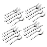 Lenox Oneida Cella 20 Piece Everyday Flatware Set, Service for 4 Metallic, STAINLESS METAL H246020A